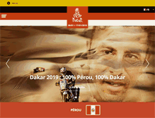 Tablet Screenshot of dakar.com